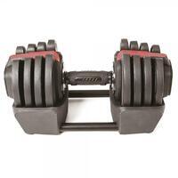 Haltère poids réglable charge variable entraînement musculation 25 kg Oonda