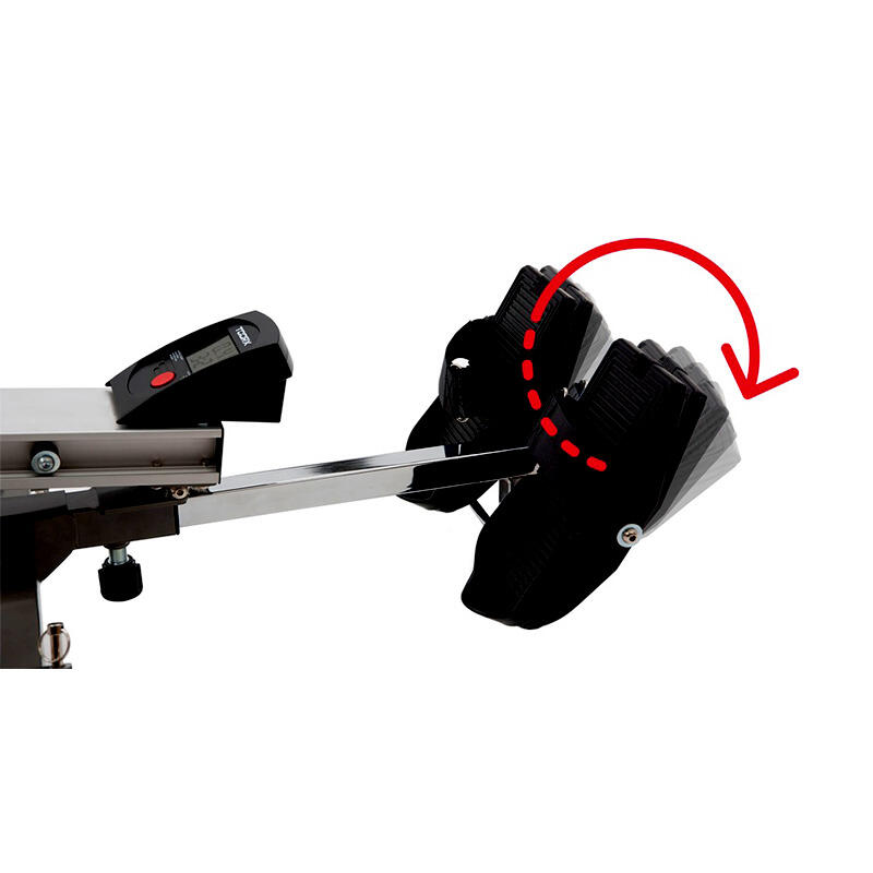 TOORX RowerMaster: Remo realista, ajustes de resistencia, monitor LCD y plegable 4/6