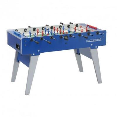 Garlando Calcio Balilla Master PRO con Aste Uscenti e Gambe Pieghevoli Blu