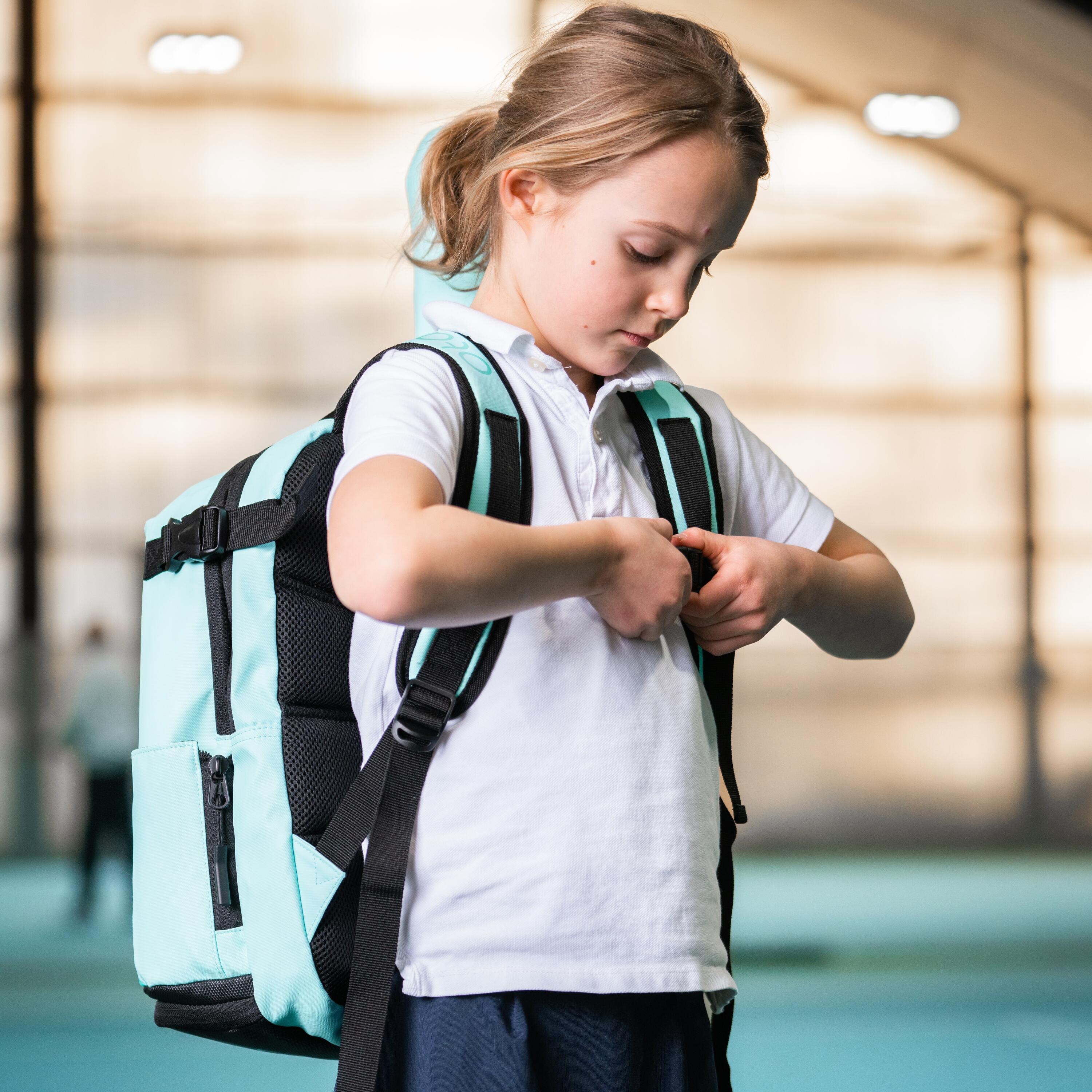 OTARO Kinderen tennisrugzak met schoencompartiment Kinderen 19L Himmelblau Decathlon