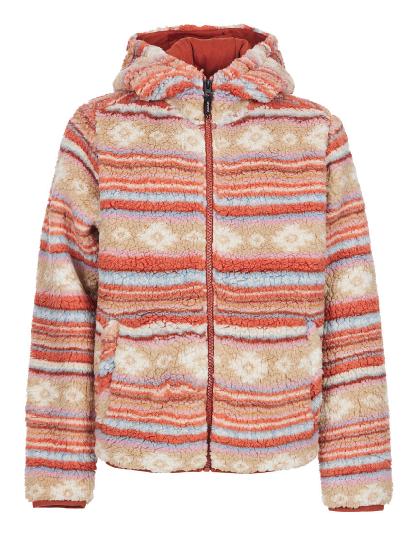 PROTEST Girls Prtpansy Jr Fullziptop - Trui - 381_uluru_rust - kids | meisjes -