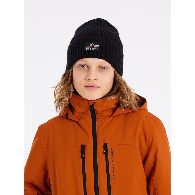 Boys Prtflynty Jr Snowjacket - vest - 608_umberorange - jongens - Pisteskiën