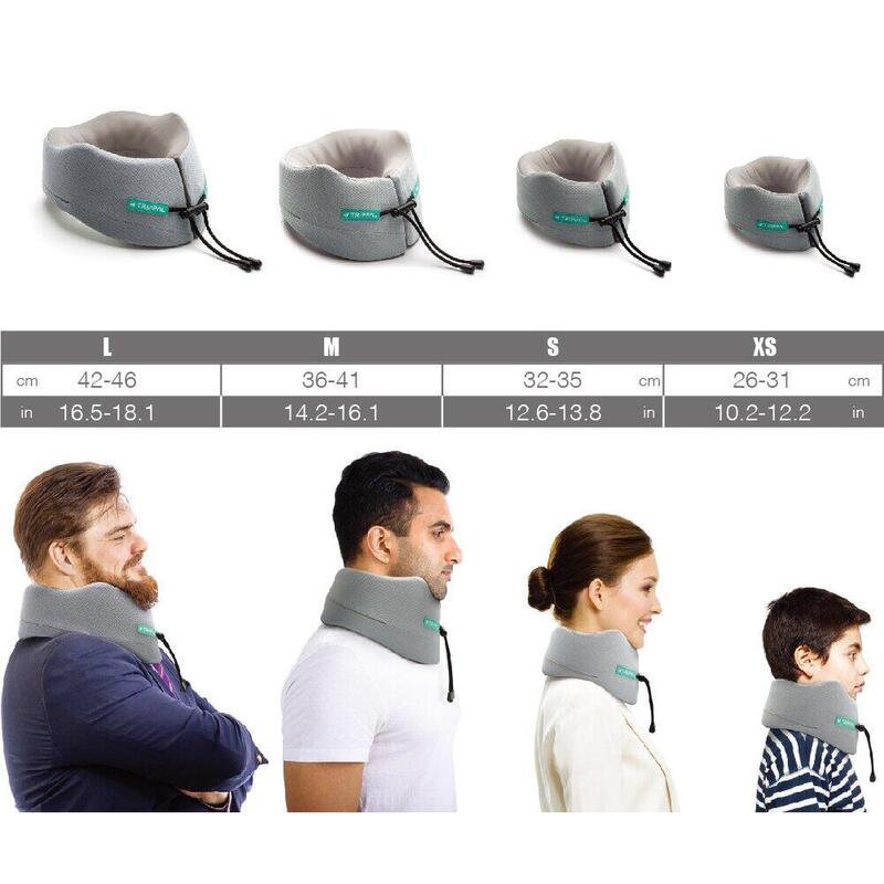 360 Full Support Travel Neck Pillow - Grey