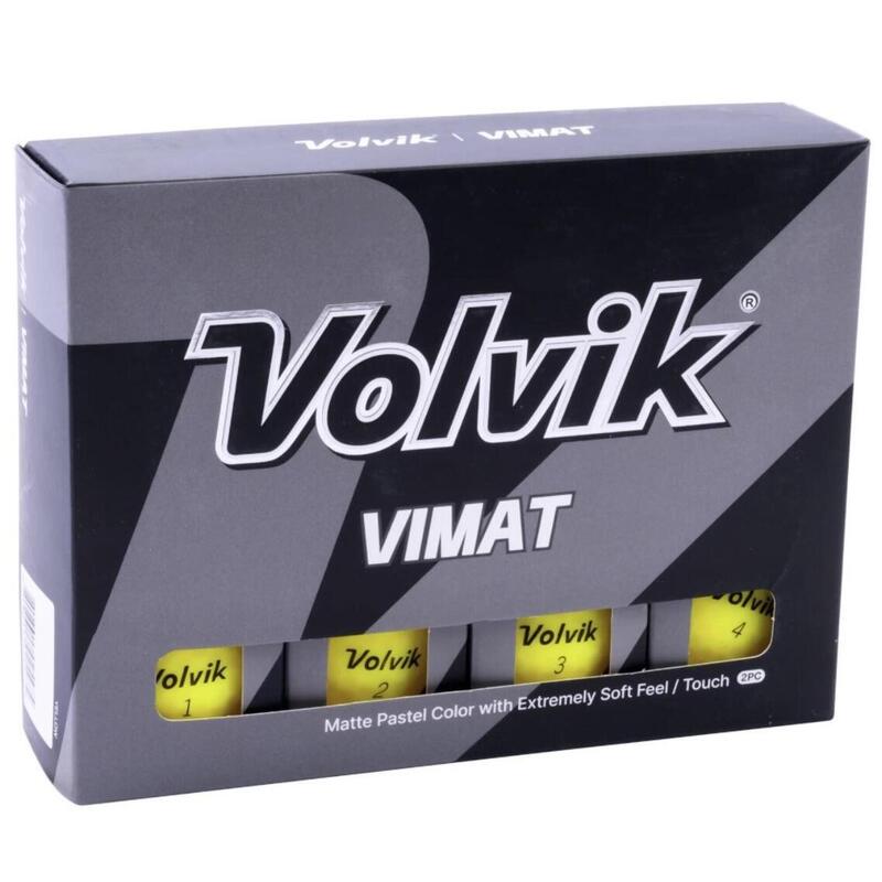 VIMAT GOLF BALL (12PCS) - YELLOW