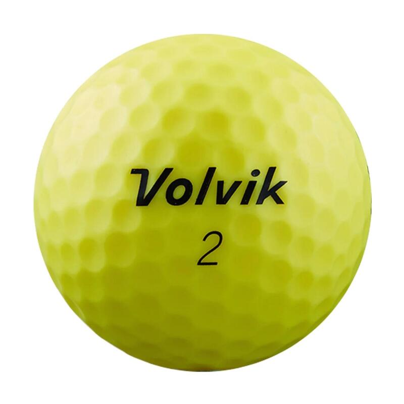 VIMAT 高爾夫球 (12 顆) - 黃色