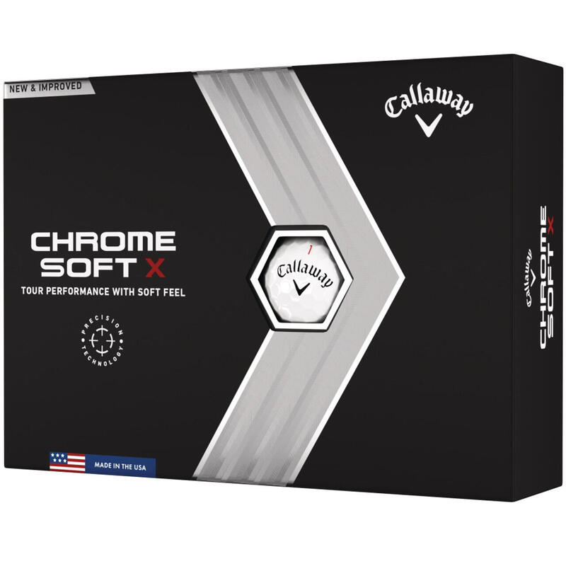 CHROME SOFT X GOLF BALL (12PCS) - WHITE