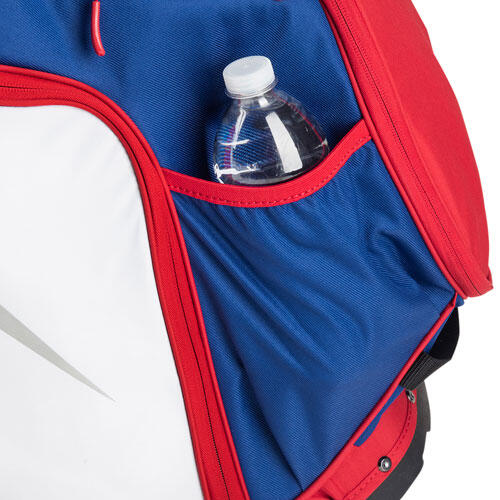 nike red white and blue backpack