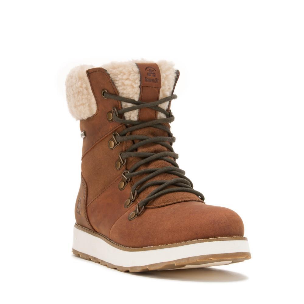 Ariel f waterproof leather boots KAMIK Decathlon