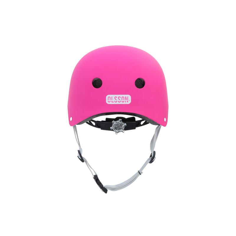 Casque enfant OLSSON HERO Rose M-L 52-54cm skates patins skateboards vélo