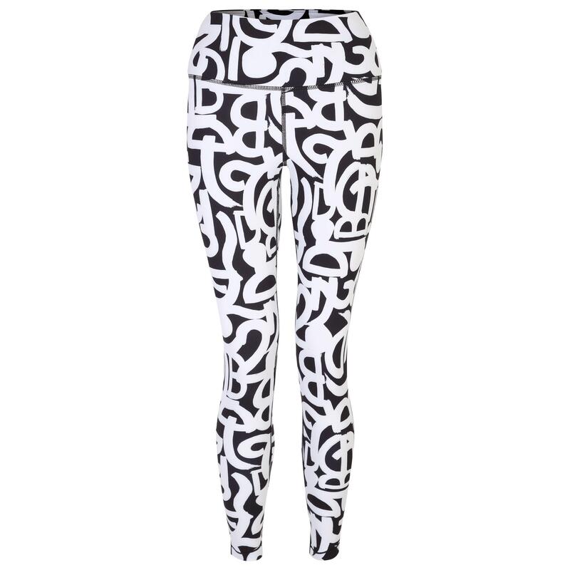 Mallas leggings Influential Diseño Graffiti para Mujer Negro, Blanco