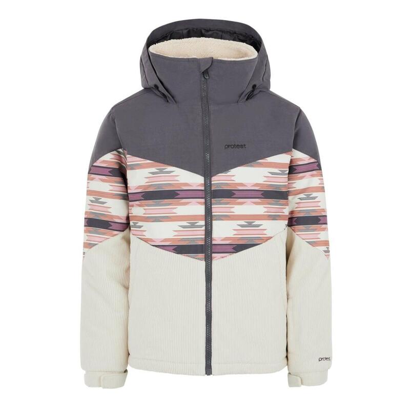 Girls Prtswan Jr Snowjacket - vest - 106_kitoffwhite - meisjes - Pisteskiën