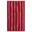 Serviette de bain éponge velours Jacquard Milonga Rouge 90x170 400g/m²