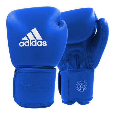 Adidas muay thai handschoenen tp200 blauw/wit