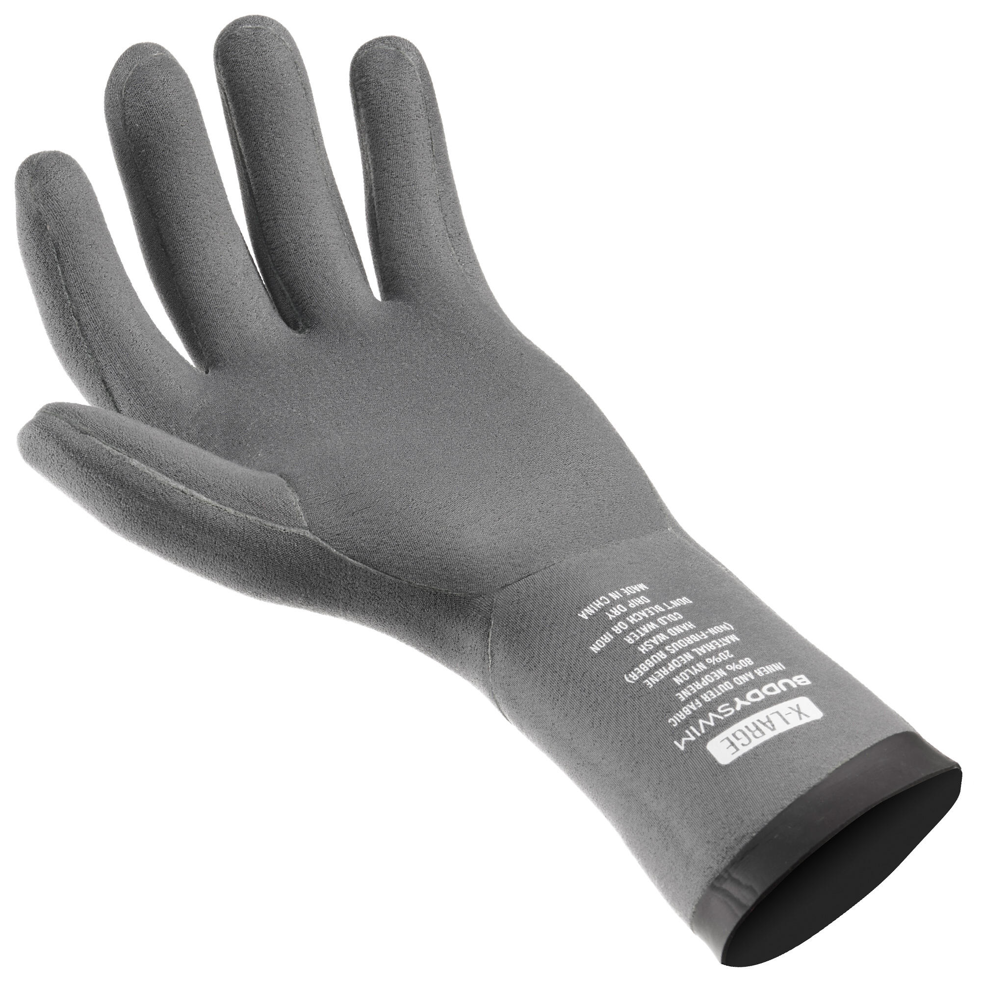 Guanti in neoprene da 2,5 mm Nuoto in acque libere Buddyswim Arancione 4/4