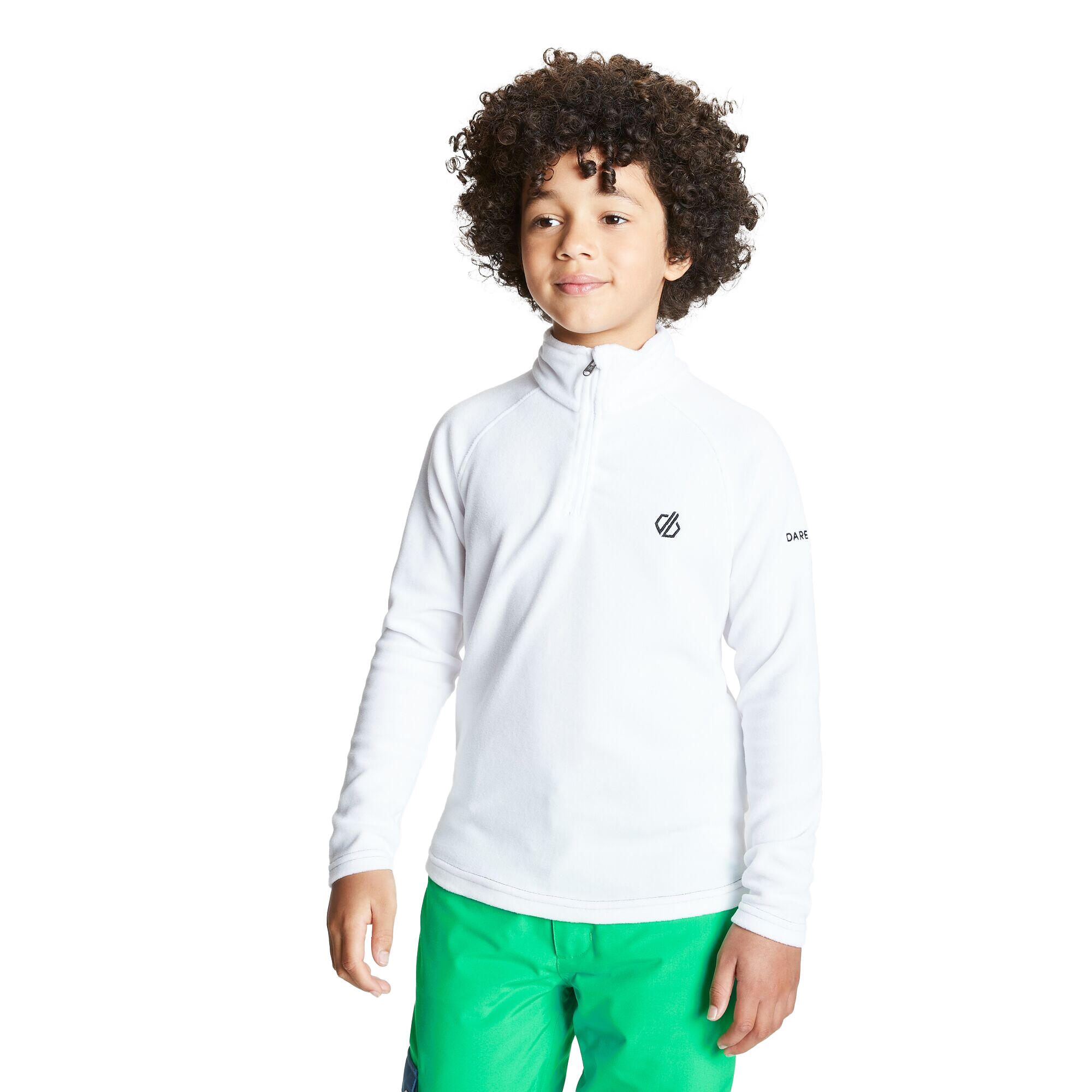 Childrens/Kids Freehand Fleece (White) 3/4