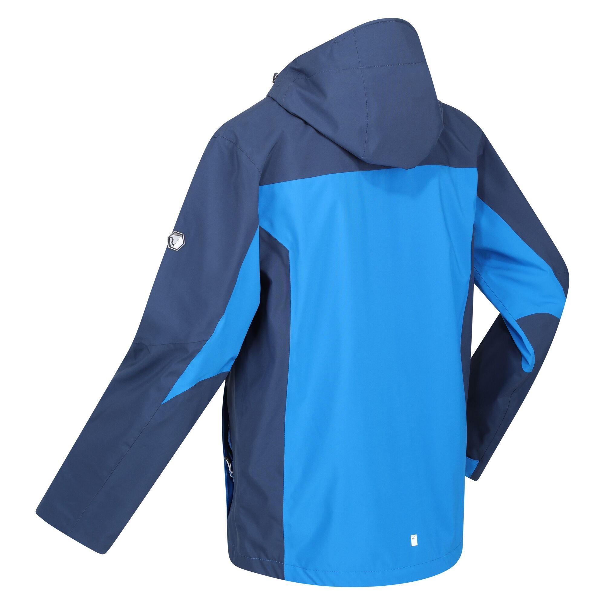 Mens Birchdale Waterproof Hooded Jacket (Sky Diver Blue/Admiral Blue) 4/5