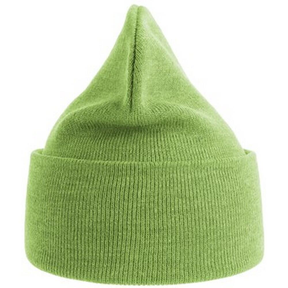 Unisex Adult Pure Recycled Beanie (Acid Lime) 2/3