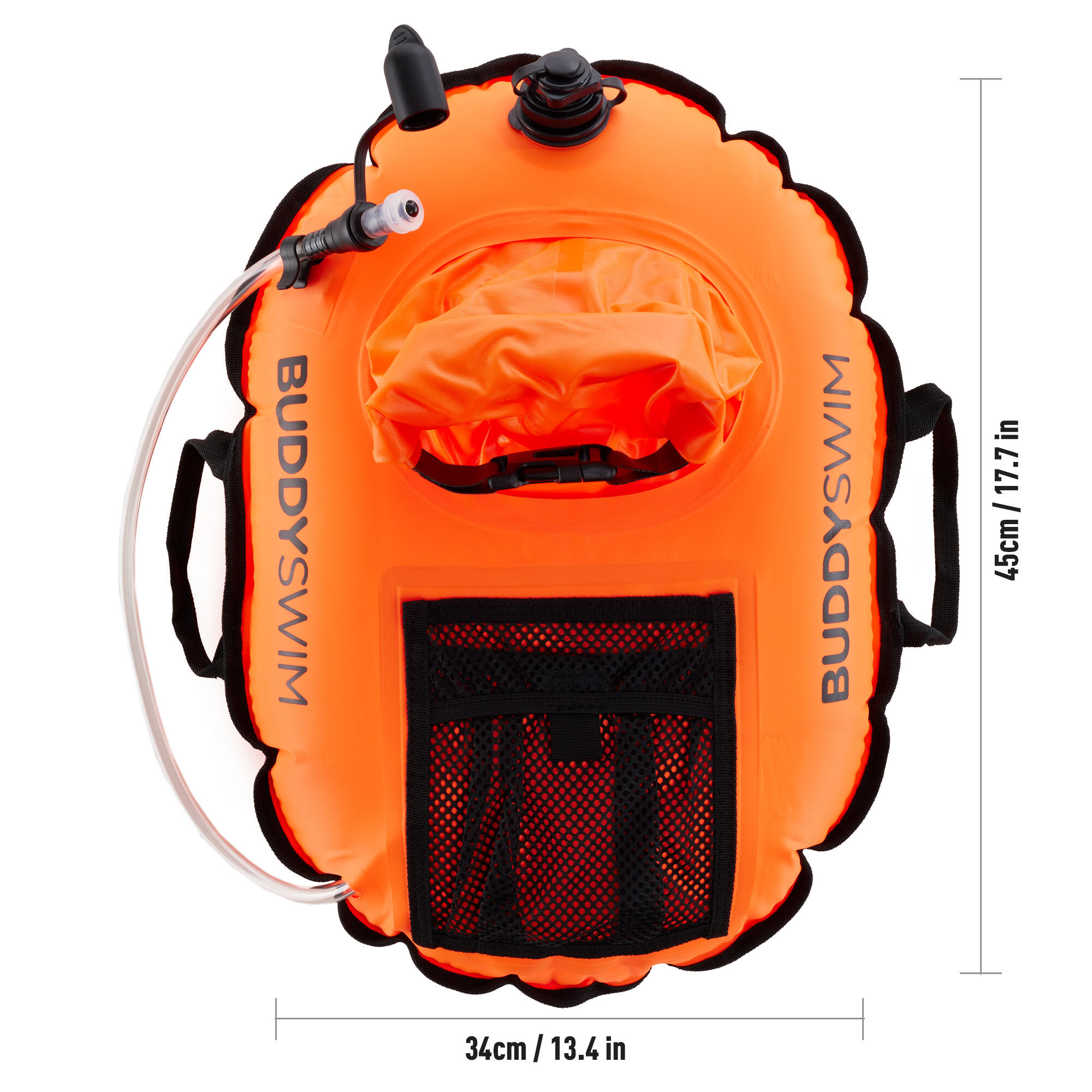 Boya Hydrastation PRO para Aguas Abiertas con estación de hidratación Buddyswim 3/5