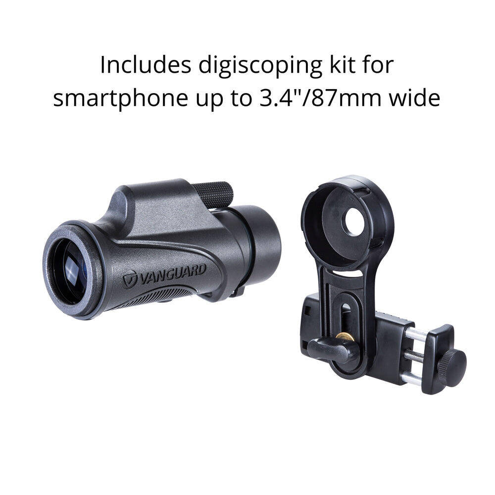 Vanguard Vesta 8320M Monocular Digiscoping Kit with Smartphone Adapter & Bluetooth Remote -  4