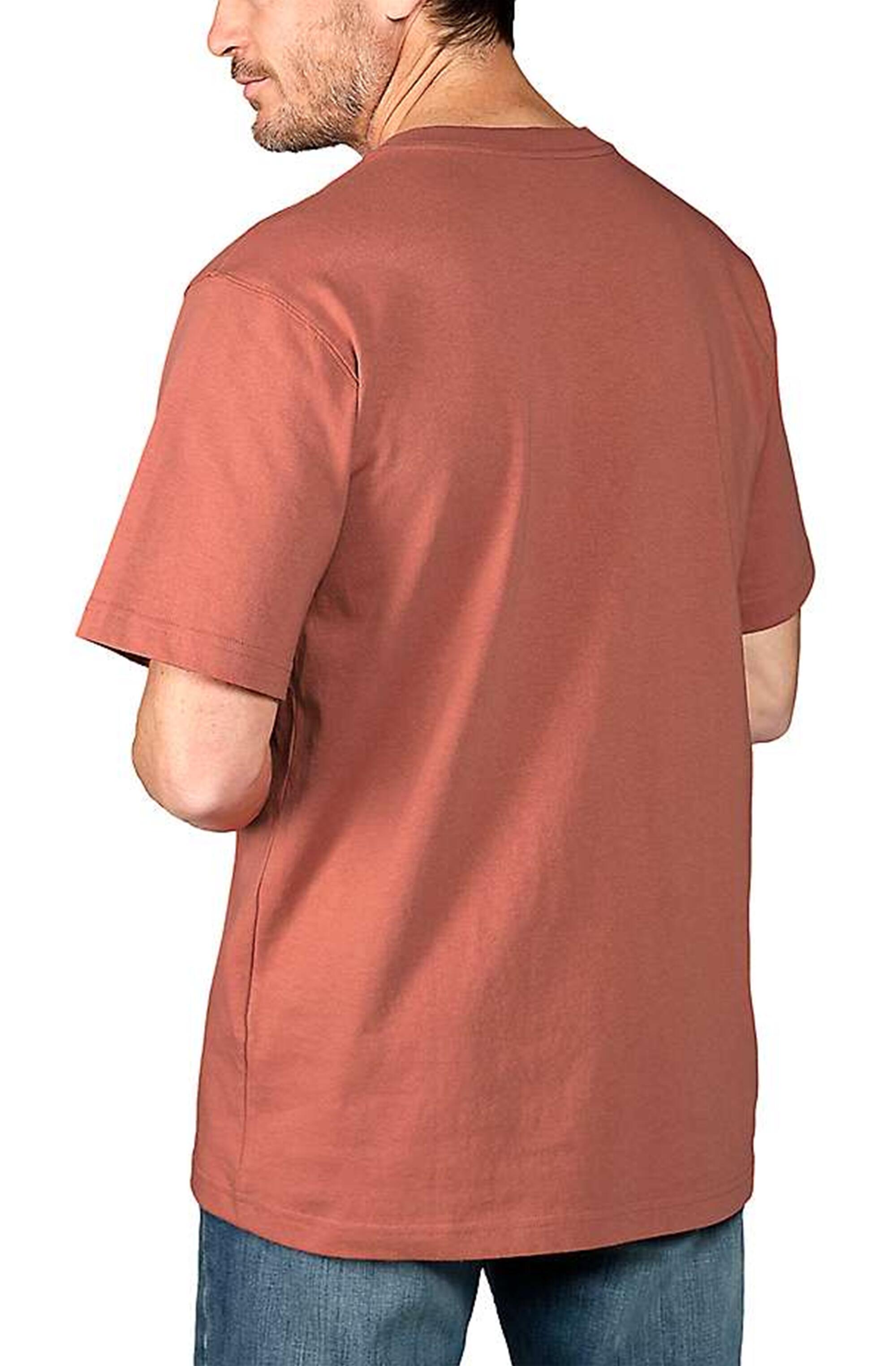 Koszulka sportowa męska T-shirt Carhartt Heavyweight Pocket K87 2/2