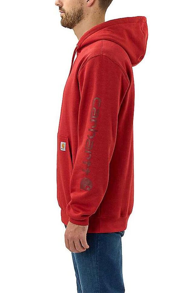 Bluza sportowa męska z kapturem Carhartt Midweight Sleeve Logo Hooded