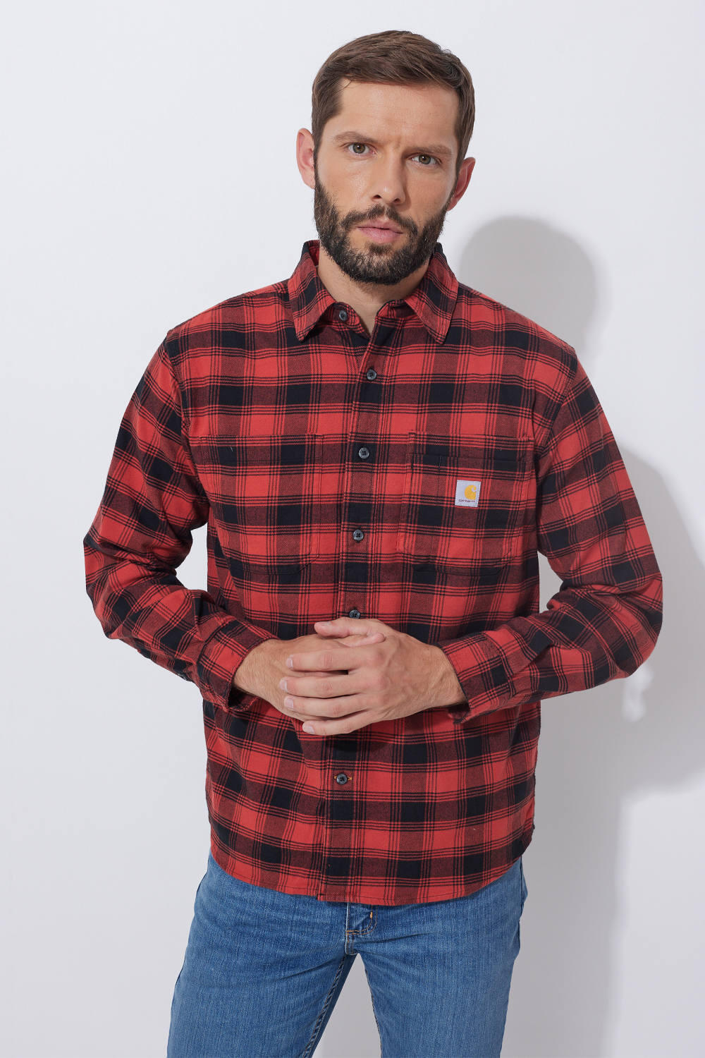 Koszula flanelowa w kratę Carhartt Rugged Flex Midweight 2/4