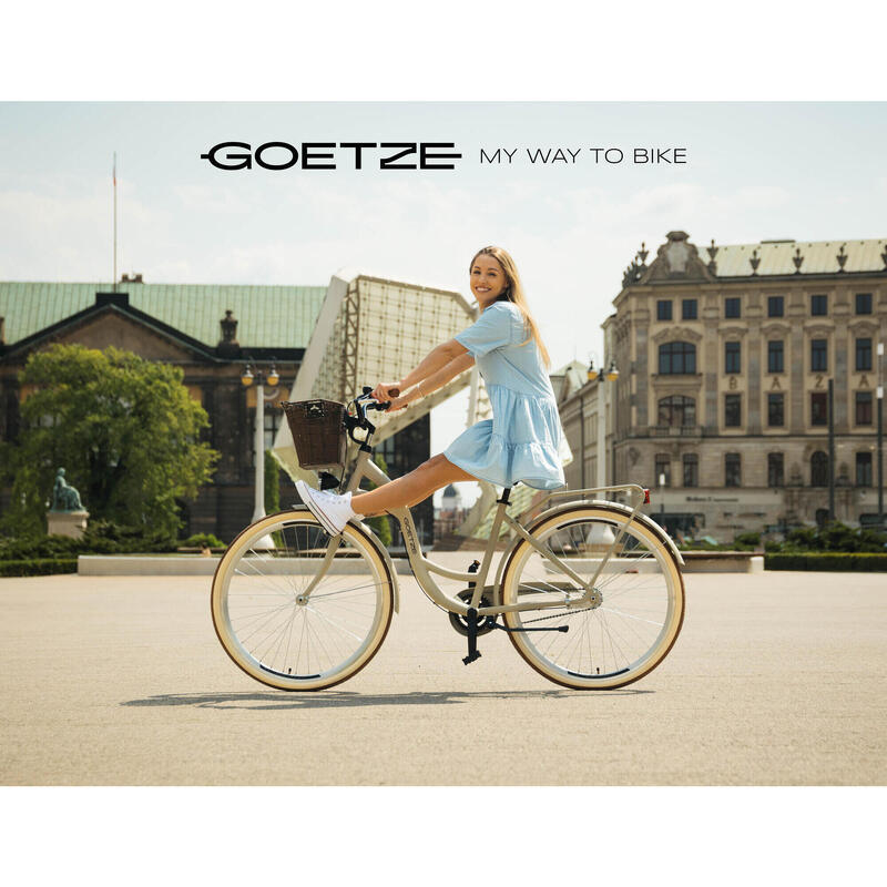 Rower miejski damski GOETZE Style 24" kosz