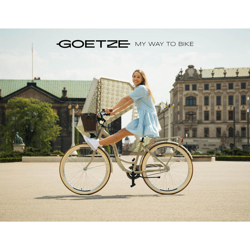 Rower miejski GOETZE Retro 28 7B Shimano kosz