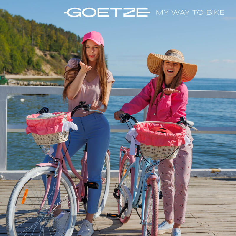 Rower miejski damski GOETZE Duo 28" 3B kosz