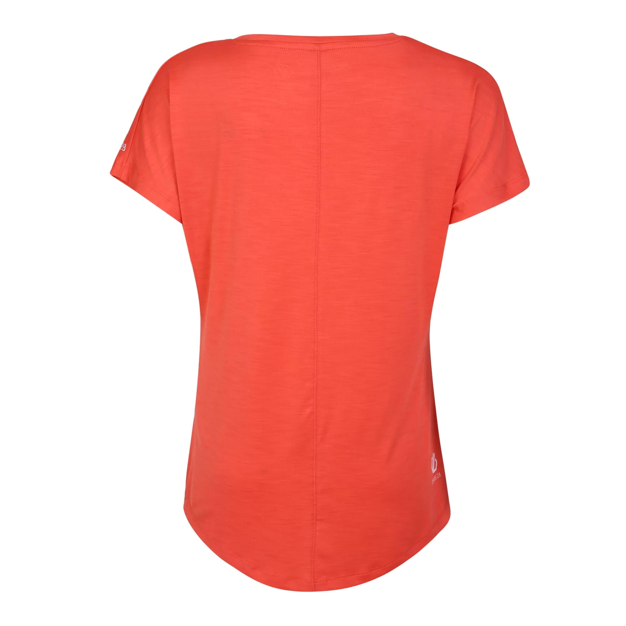 Womens/Ladies Active TShirt (Neon Peach) 2/4