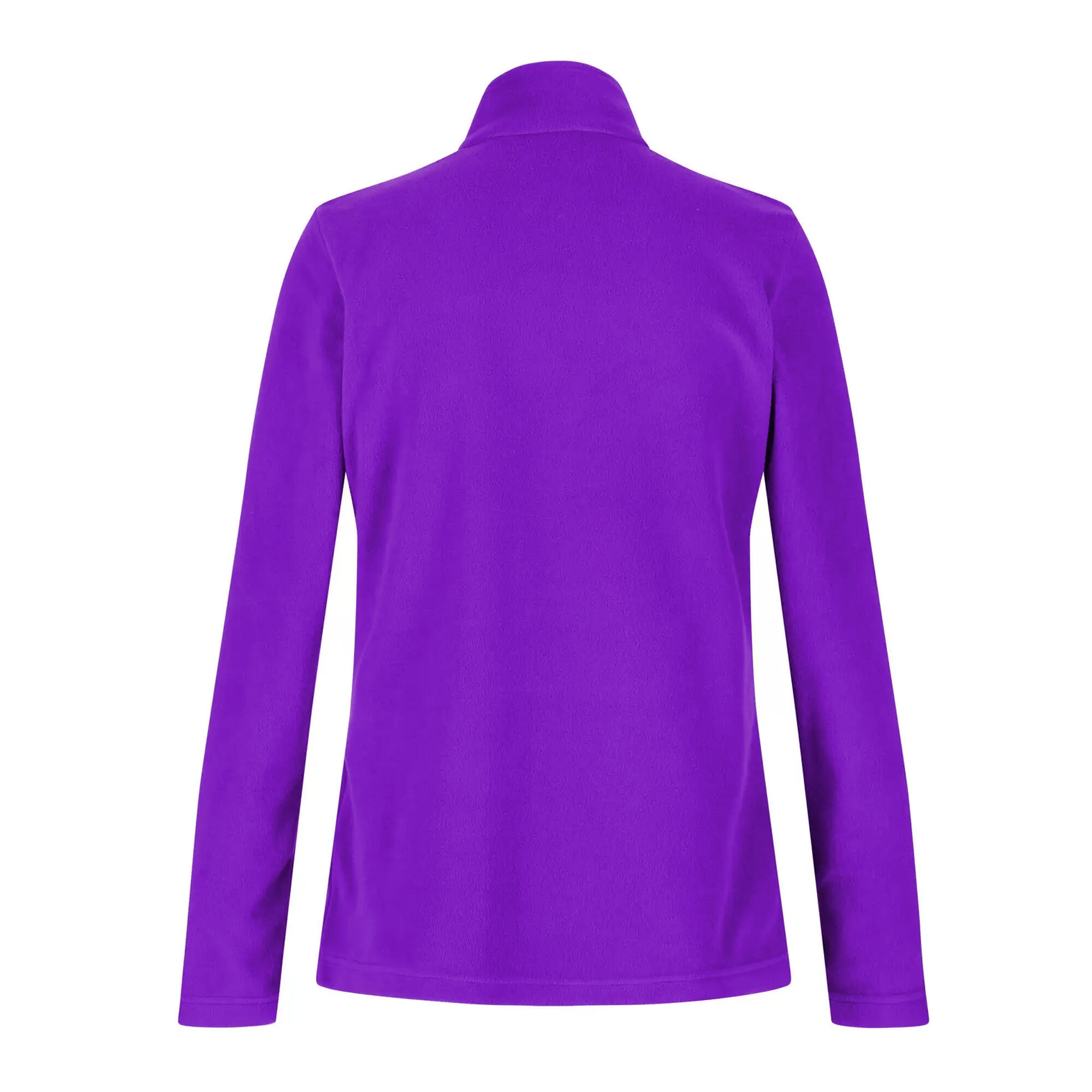 Great Outdoors Womens/Ladies Sweetheart 1/4 Zip Fleece Top (Violet) 2/4