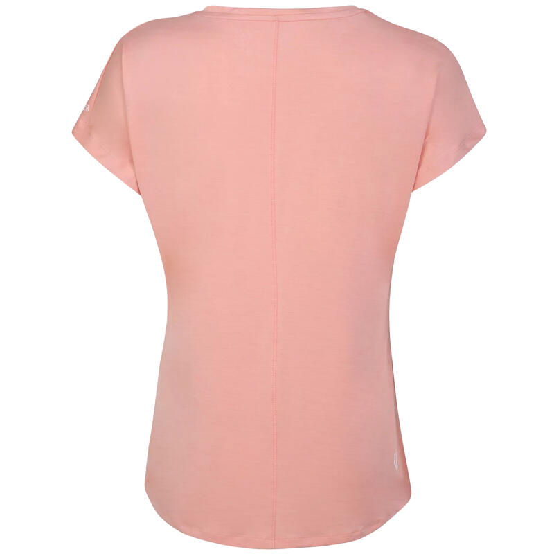 Tshirt de sport Femme (Rose abricot pâle)