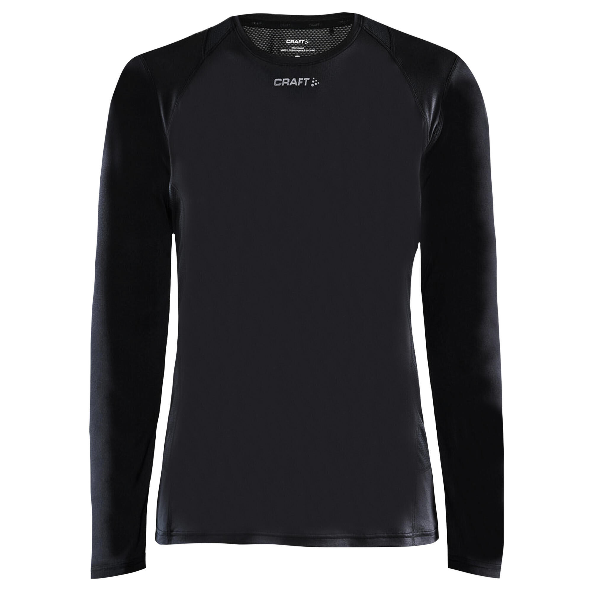 CRAFT Mens ADV Essence LongSleeved TShirt (Black)