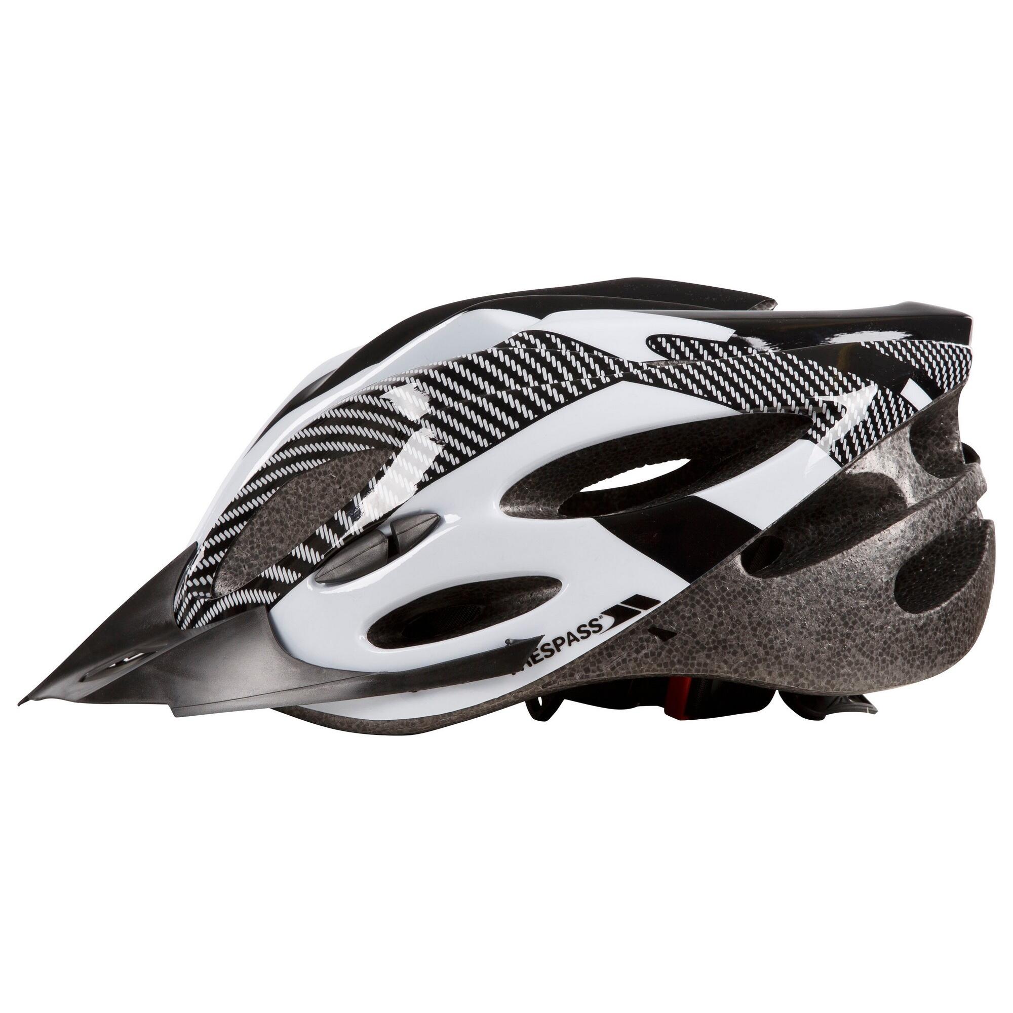 Unisex Fahrradhelm Crankster Damen und Herren Weiß X 2/4