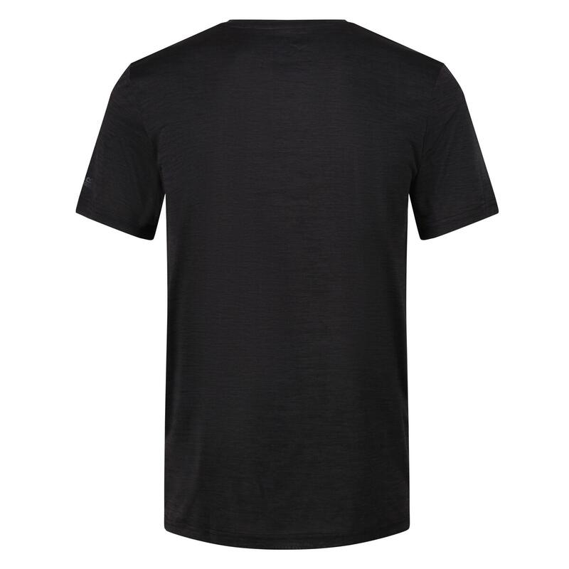 T-Shirt Mesclado Fingal Edition Homem Preto