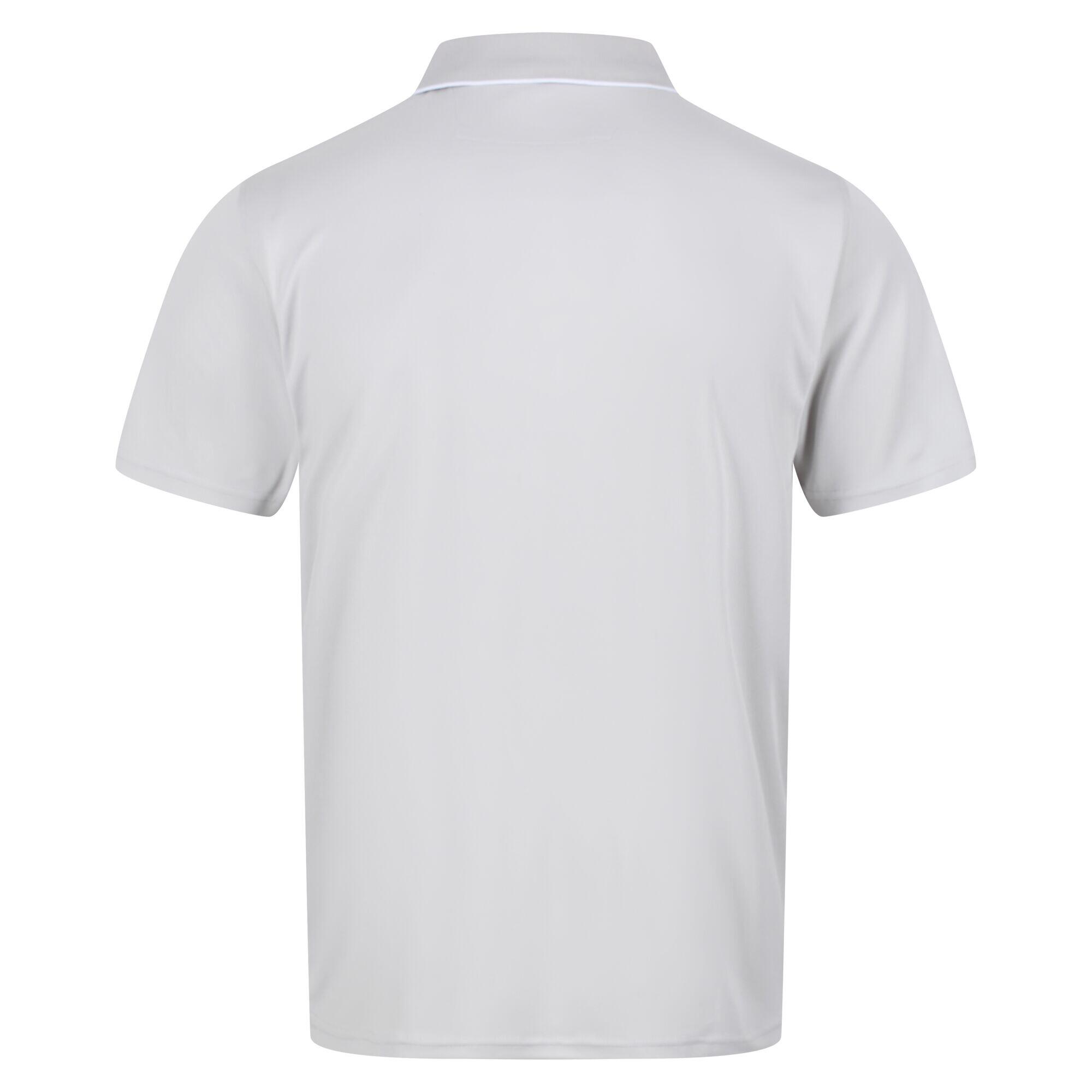 Mens Maverick V Active Polo Shirt (Silver Grey) 2/5