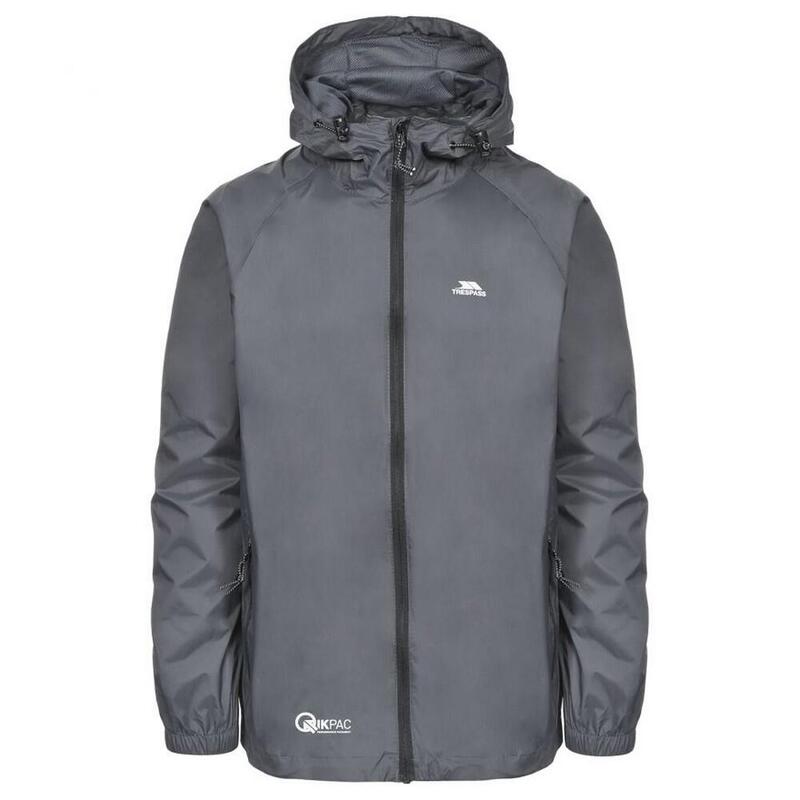 Veste imperméable QIKPAC Unisexe (Gris anthracite)