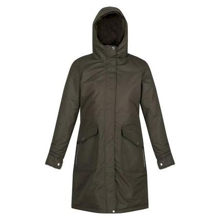 Dames Romine Waterdichte Parka (Donkere Khaki)