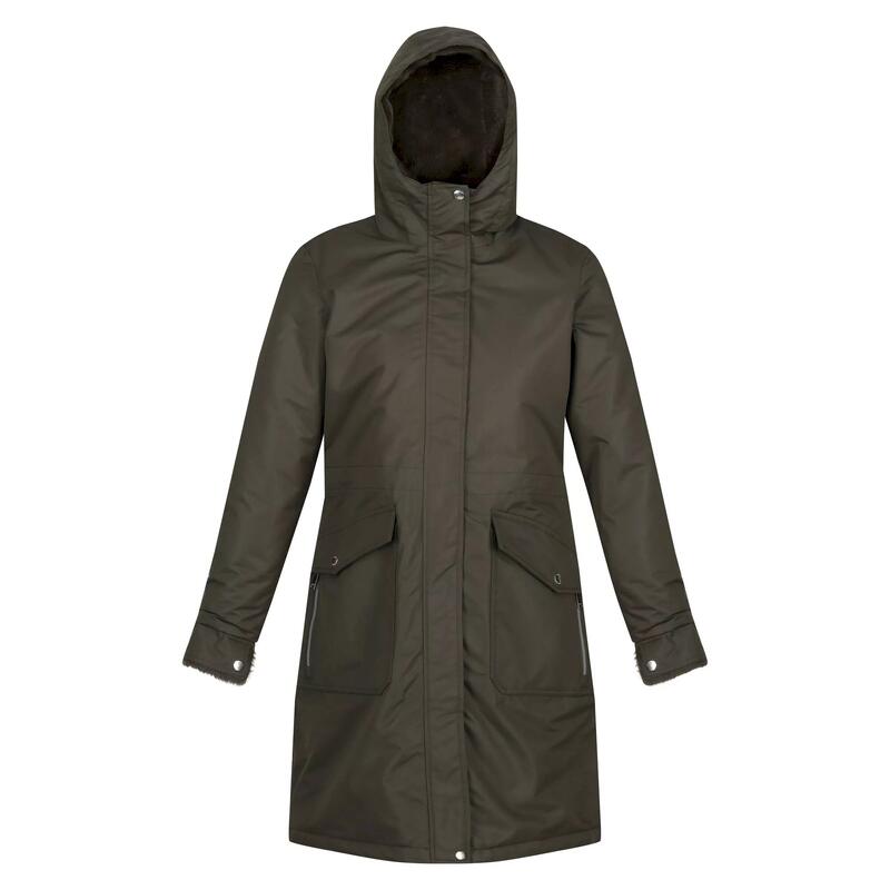 Parka Romine para Mujer Caqui Oscuro