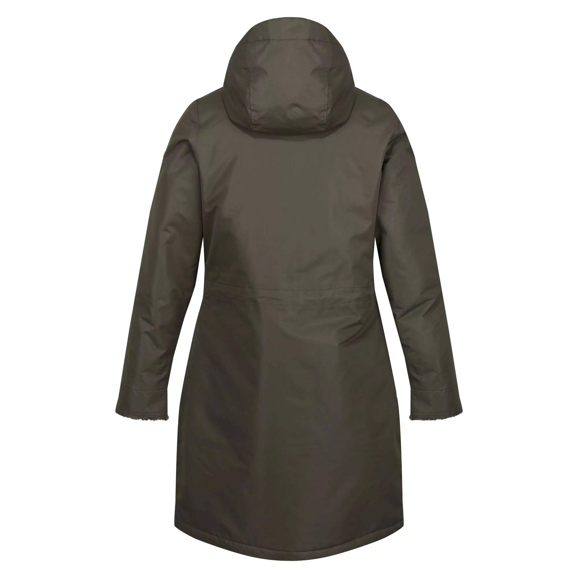 Parka Romine para Mujer Caqui Oscuro 2/4