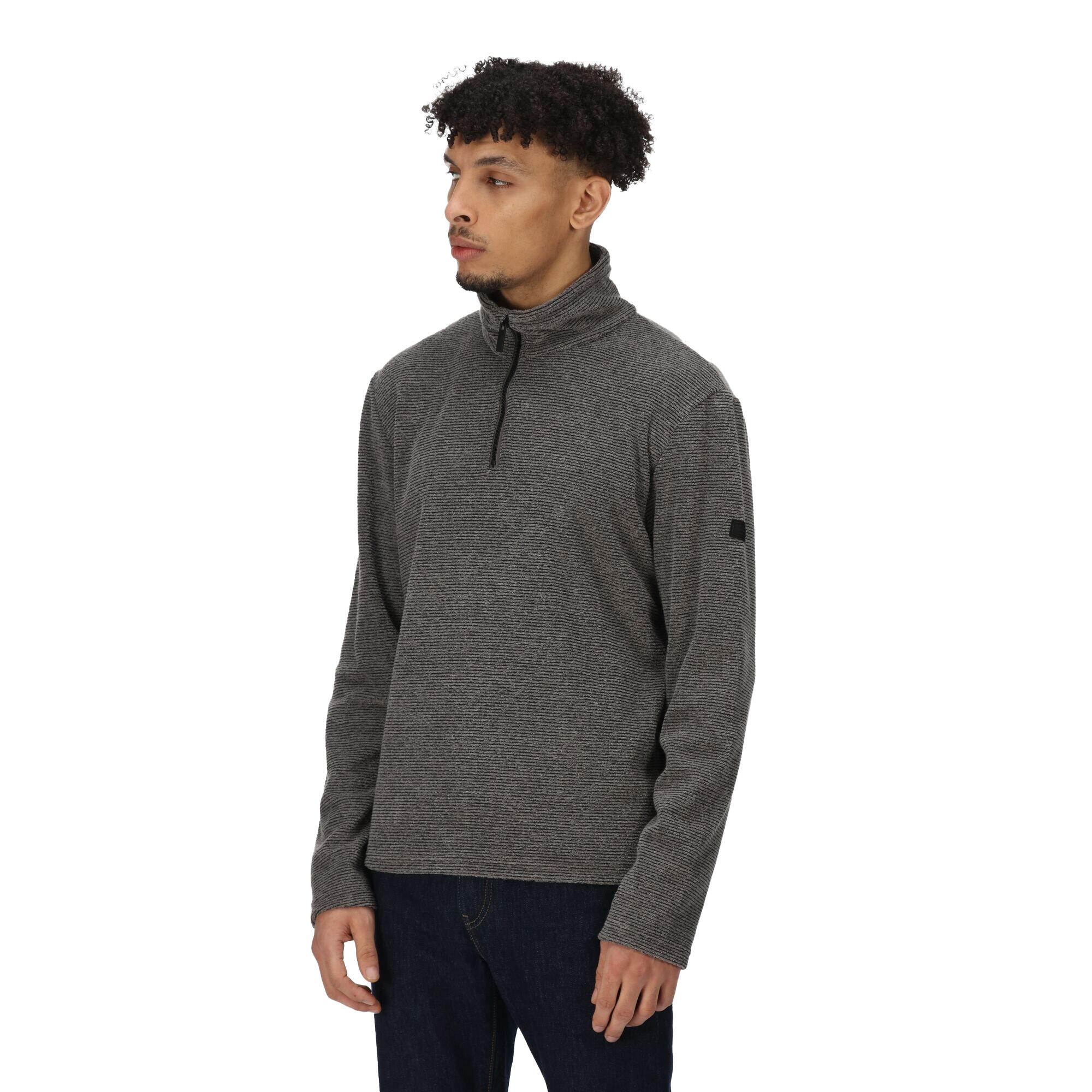 Uomo Top in pile EDLEY (grigio scuro)