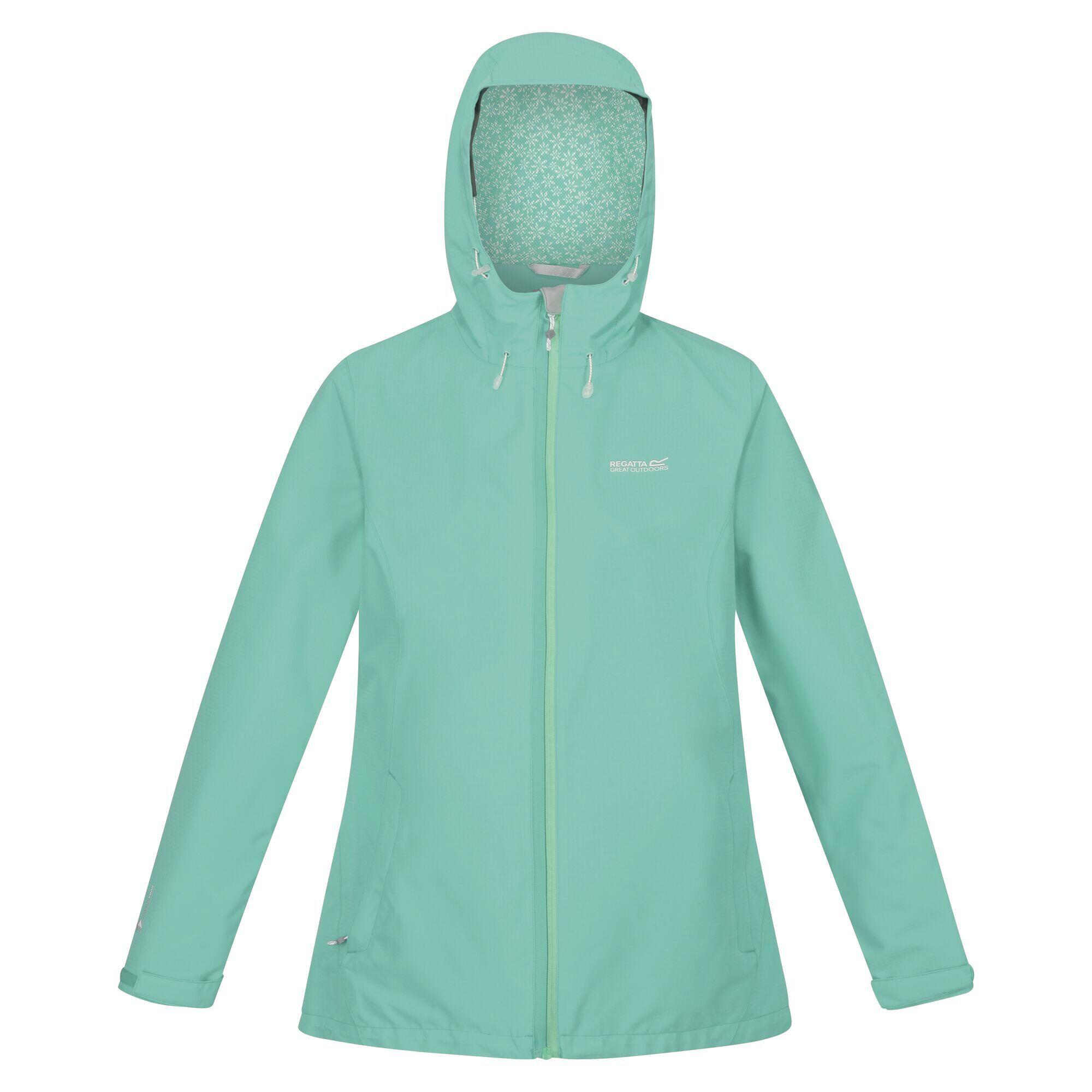 Women's HAMARA waterproof jacket (Pale turquoise)