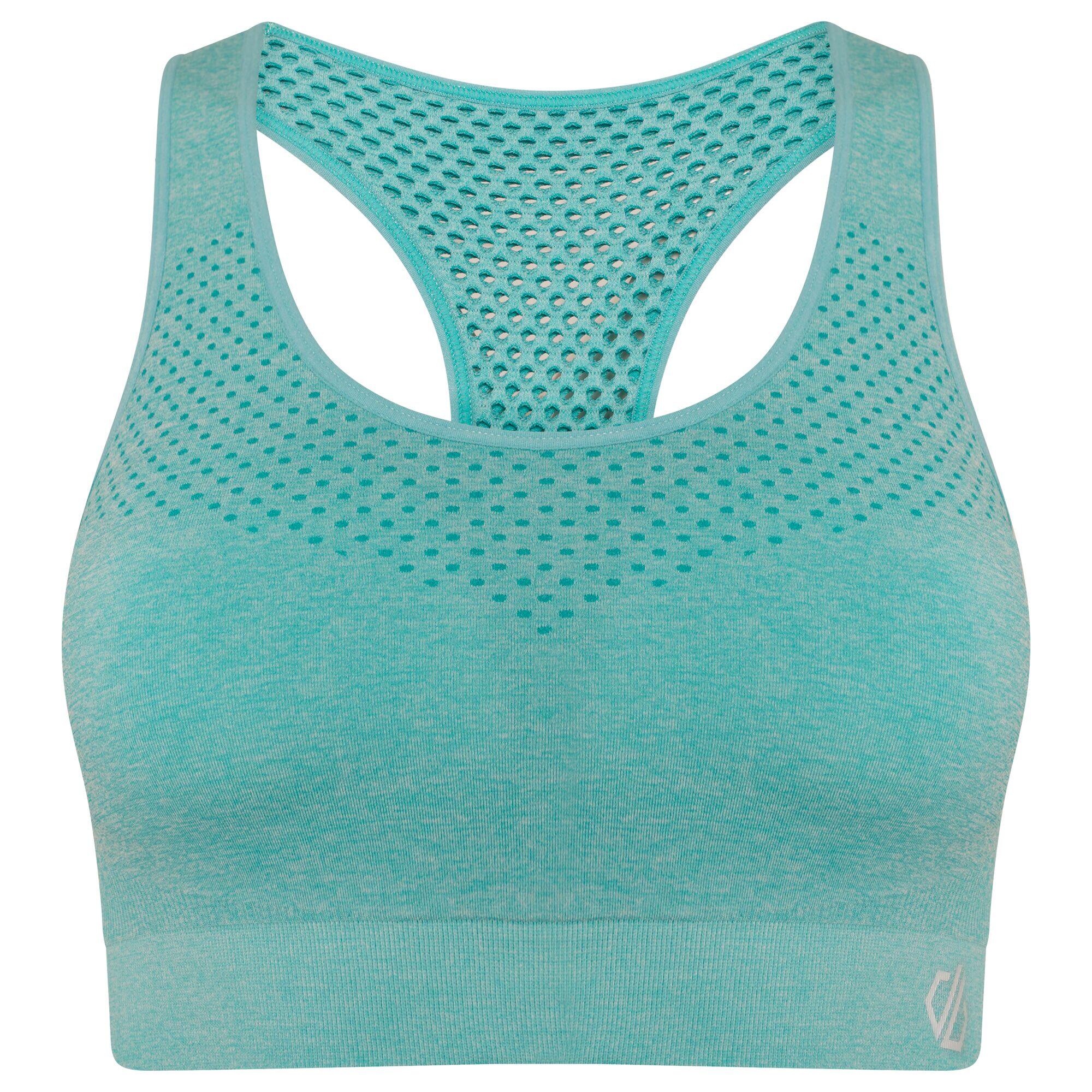 Womens/Ladies Dont Sweat It Sports Bra (Capri Blue) 1/5