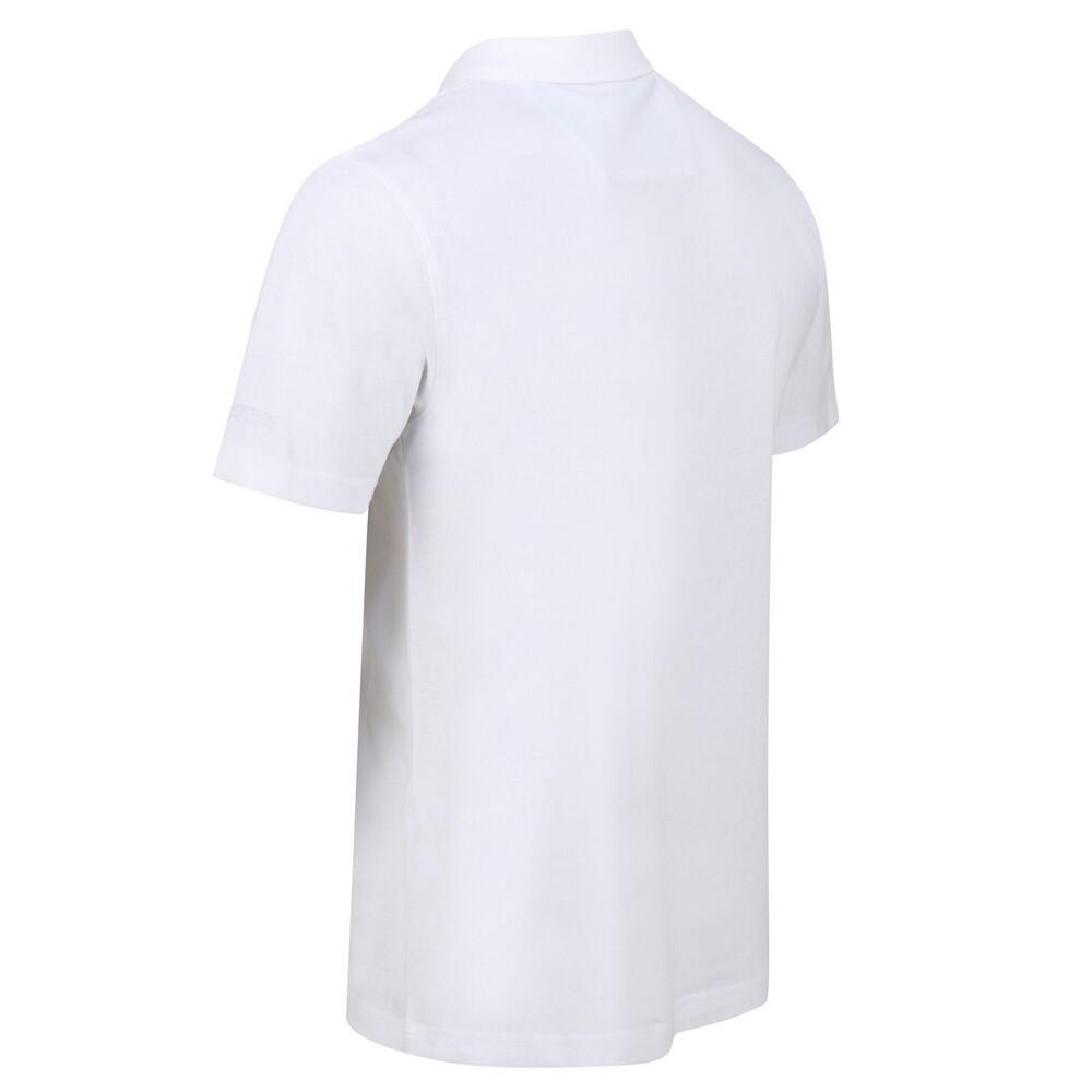 Mens Sinton Lightweight Polo Shirt (White) 4/5