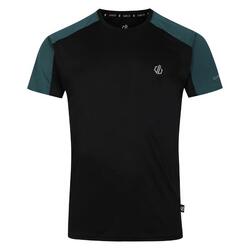 Tshirt DISCERNIBLE Homme (Noir / Vert méditerranéen)