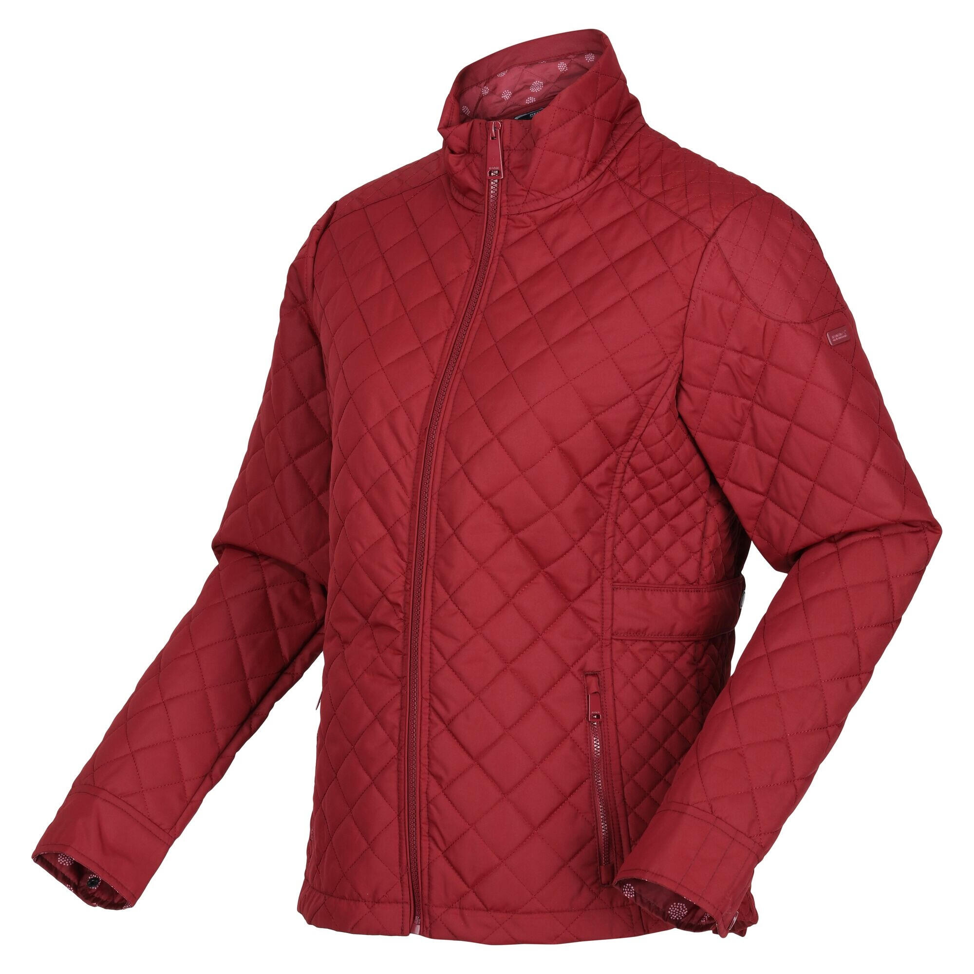 Womens/Ladies Charleigh Quilted Insulated Jacket (Cabernet) 3/5