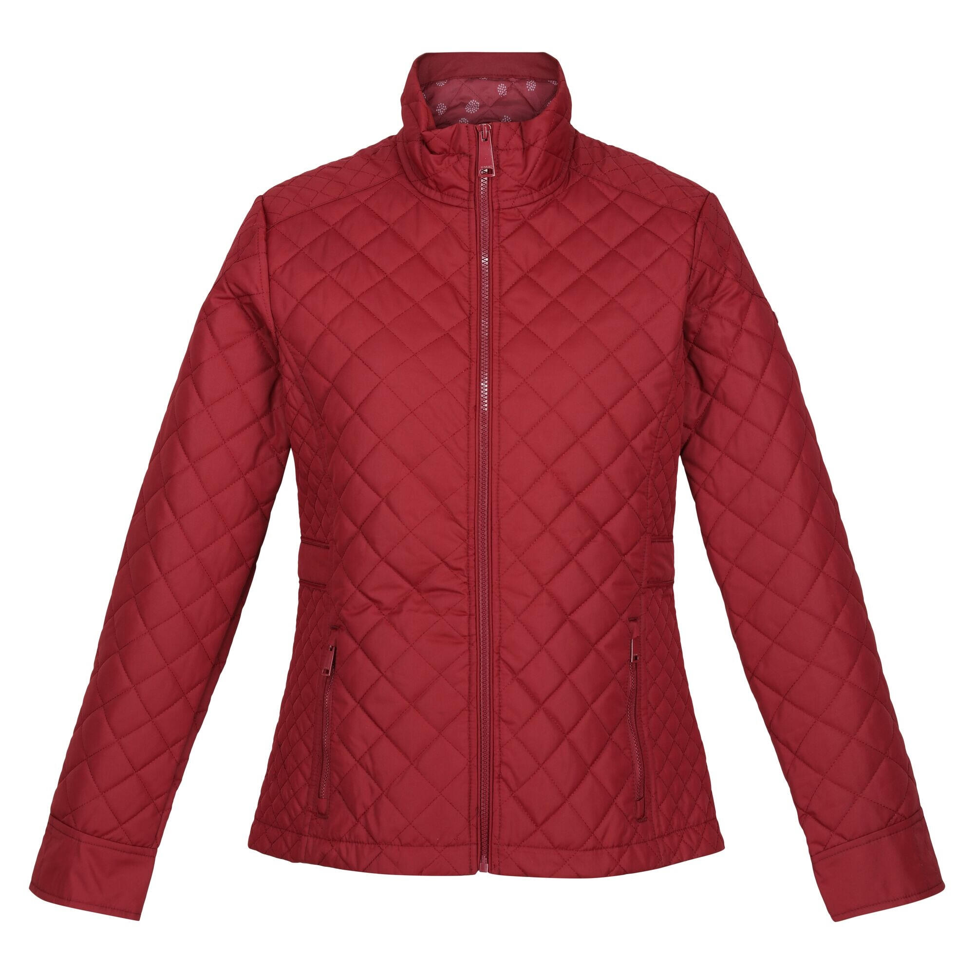 Womens/Ladies Charleigh Quilted Insulated Jacket (Cabernet) 1/5