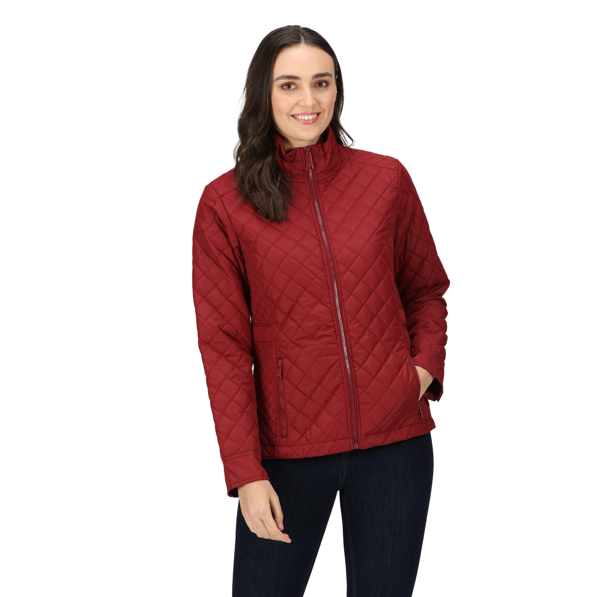 Womens/Ladies Charleigh Quilted Insulated Jacket (Cabernet) 4/5