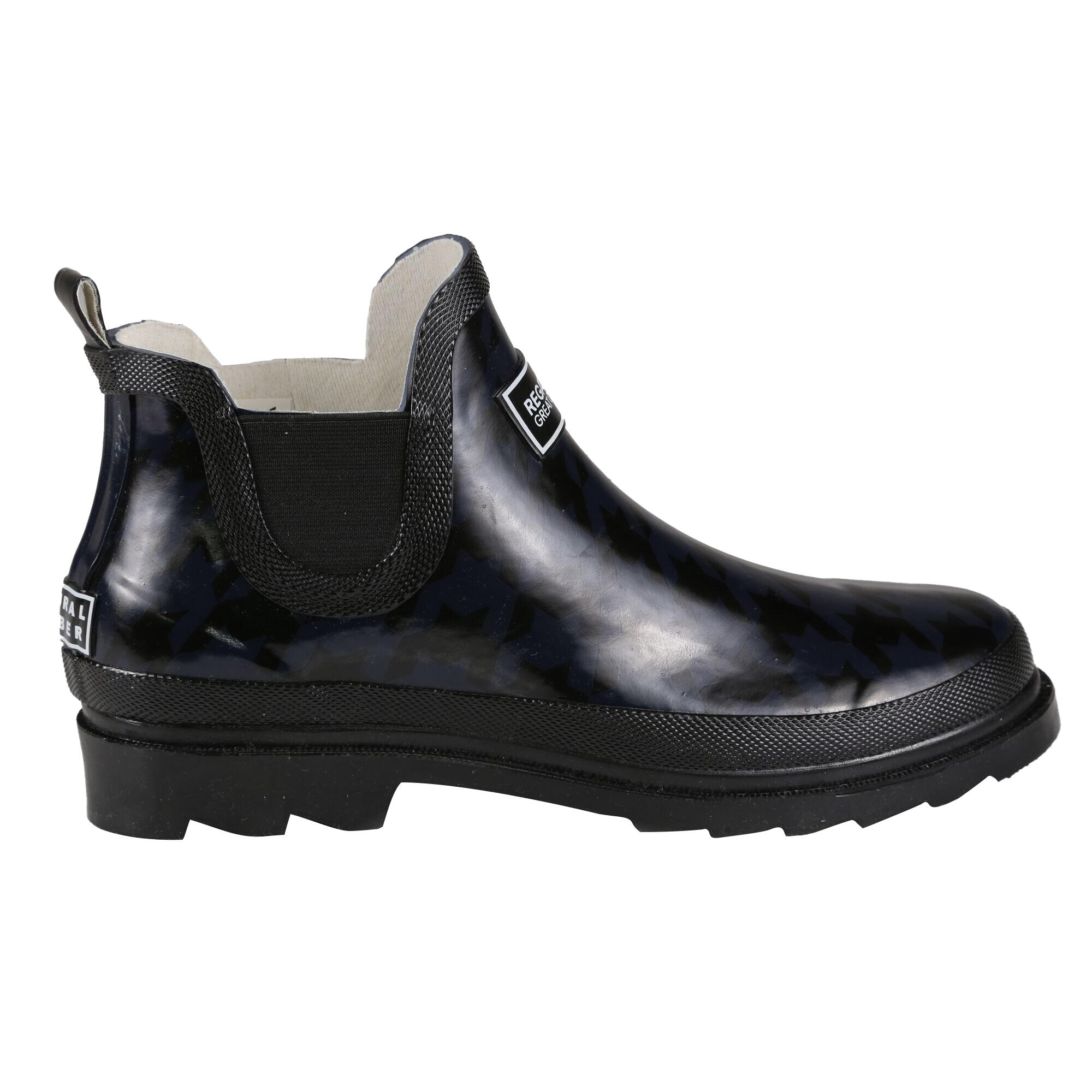 Great Outdoors Womens/Ladies Harper Low Cut Wellington Boots (Black/Black) 2/4