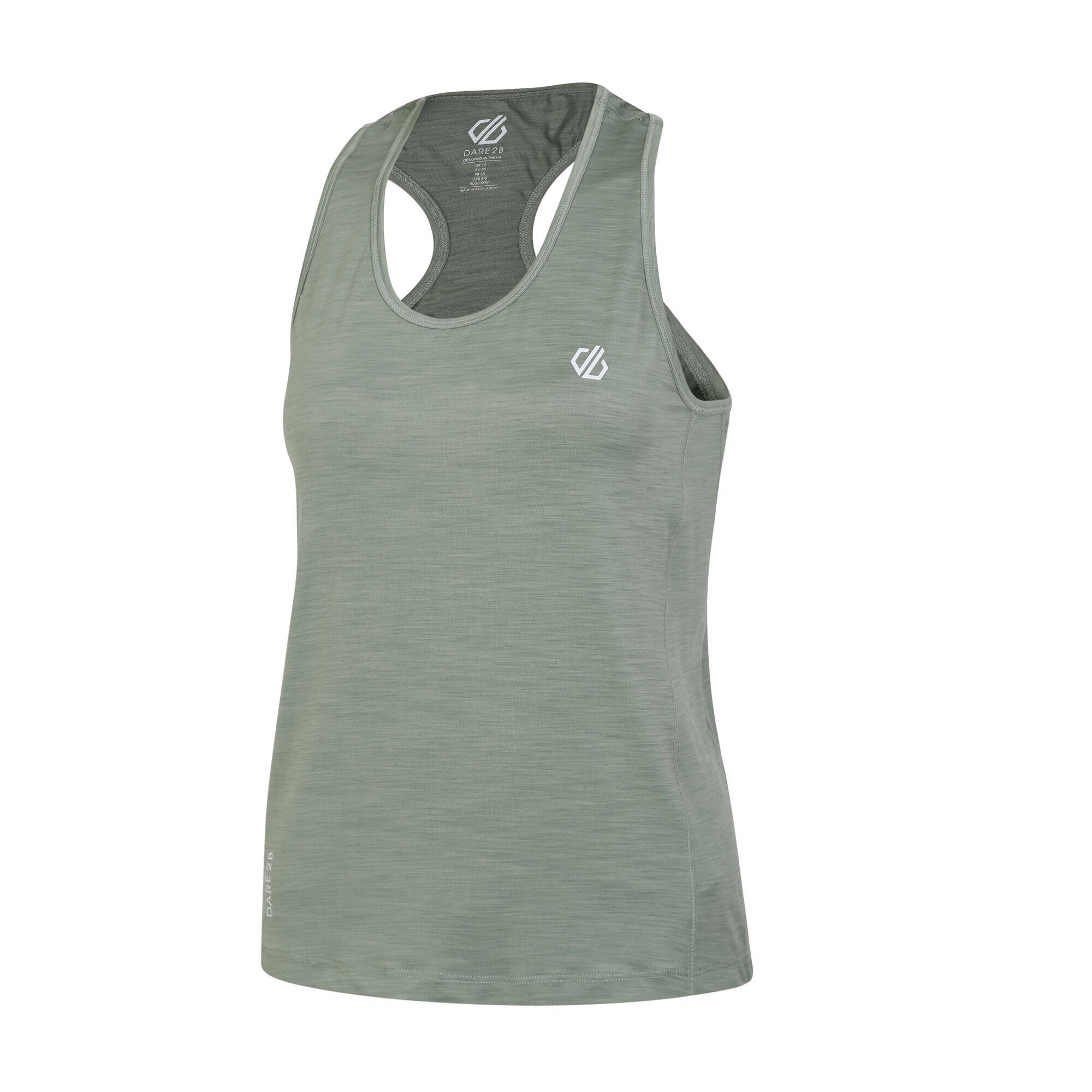 Débardeur Extensible Style Dos Nageur MODERNIZE Femme (Vert Kaki) 3/4